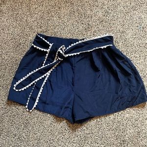 Francesca Bird Cage Women's Tie Front Shorts